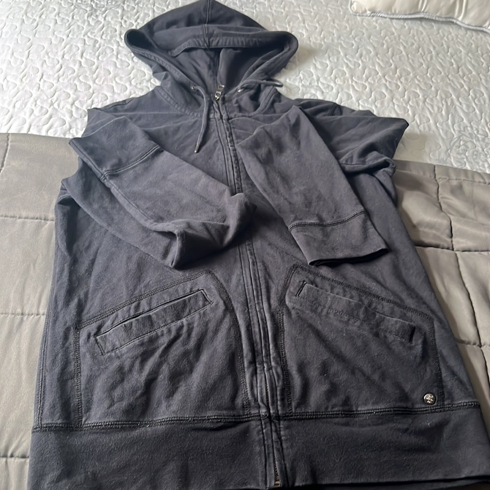 Roots lightweight cotton hoodie size m